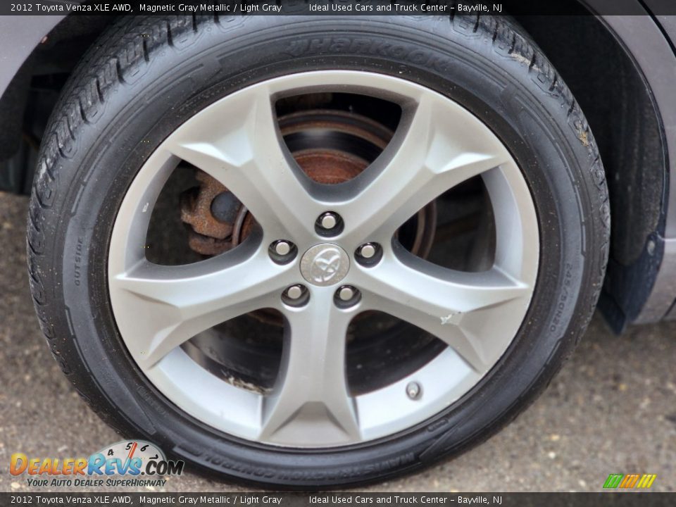 2012 Toyota Venza XLE AWD Magnetic Gray Metallic / Light Gray Photo #19