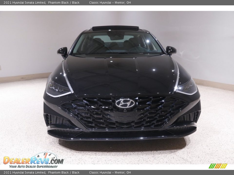 2021 Hyundai Sonata Limited Phantom Black / Black Photo #2