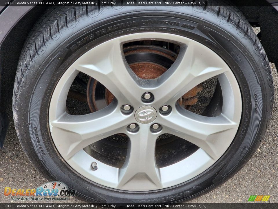 2012 Toyota Venza XLE AWD Magnetic Gray Metallic / Light Gray Photo #22
