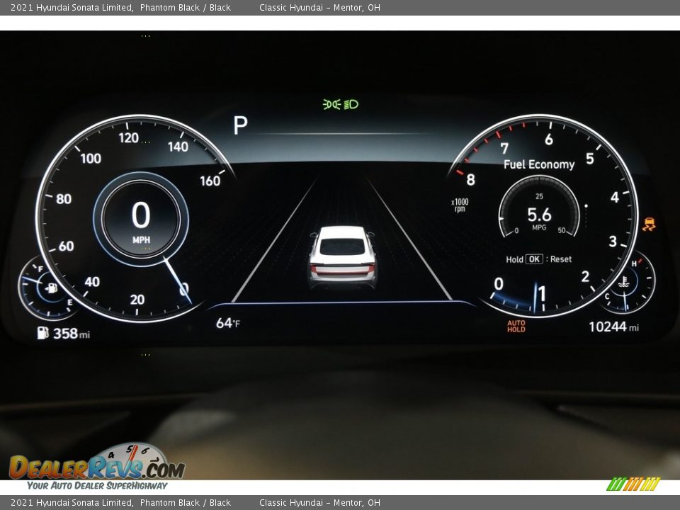 2021 Hyundai Sonata Limited Phantom Black / Black Photo #8