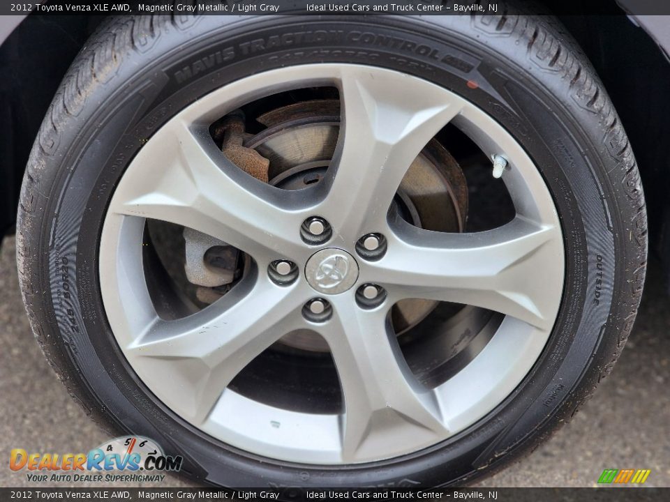 2012 Toyota Venza XLE AWD Magnetic Gray Metallic / Light Gray Photo #25
