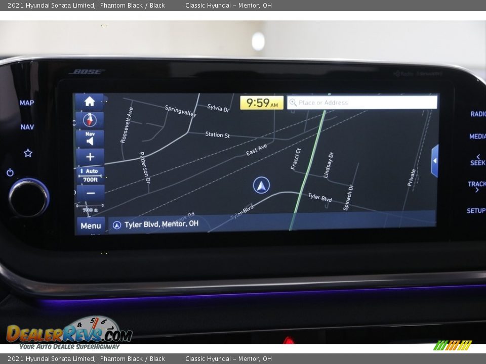 2021 Hyundai Sonata Limited Phantom Black / Black Photo #10