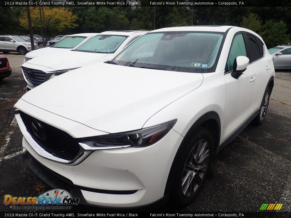 2019 Mazda CX-5 Grand Touring AWD Snowflake White Pearl Mica / Black Photo #1