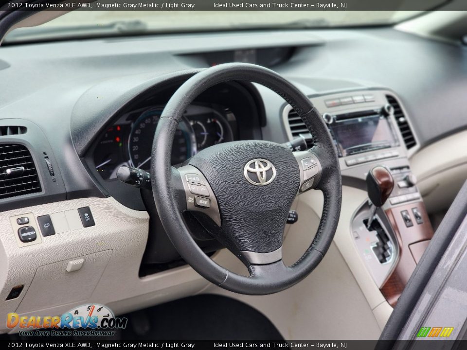 2012 Toyota Venza XLE AWD Magnetic Gray Metallic / Light Gray Photo #26