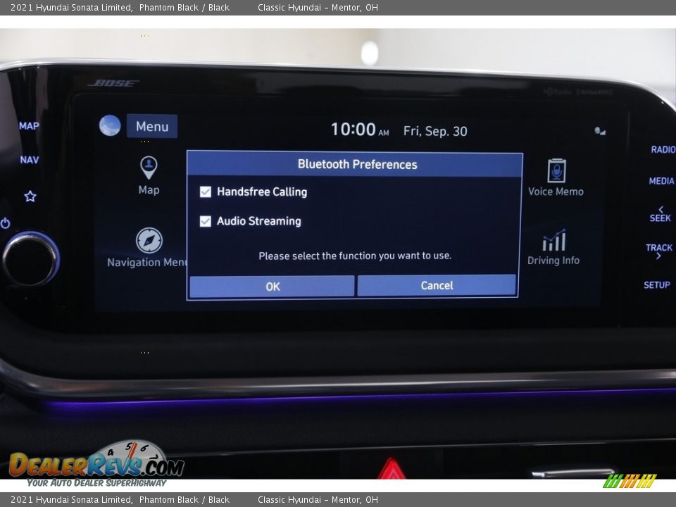 2021 Hyundai Sonata Limited Phantom Black / Black Photo #12