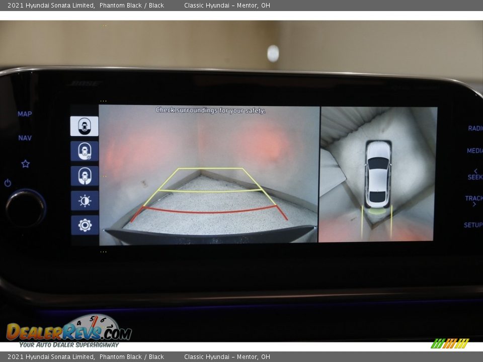 2021 Hyundai Sonata Limited Phantom Black / Black Photo #13