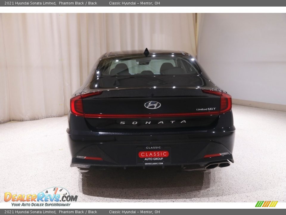 2021 Hyundai Sonata Limited Phantom Black / Black Photo #20
