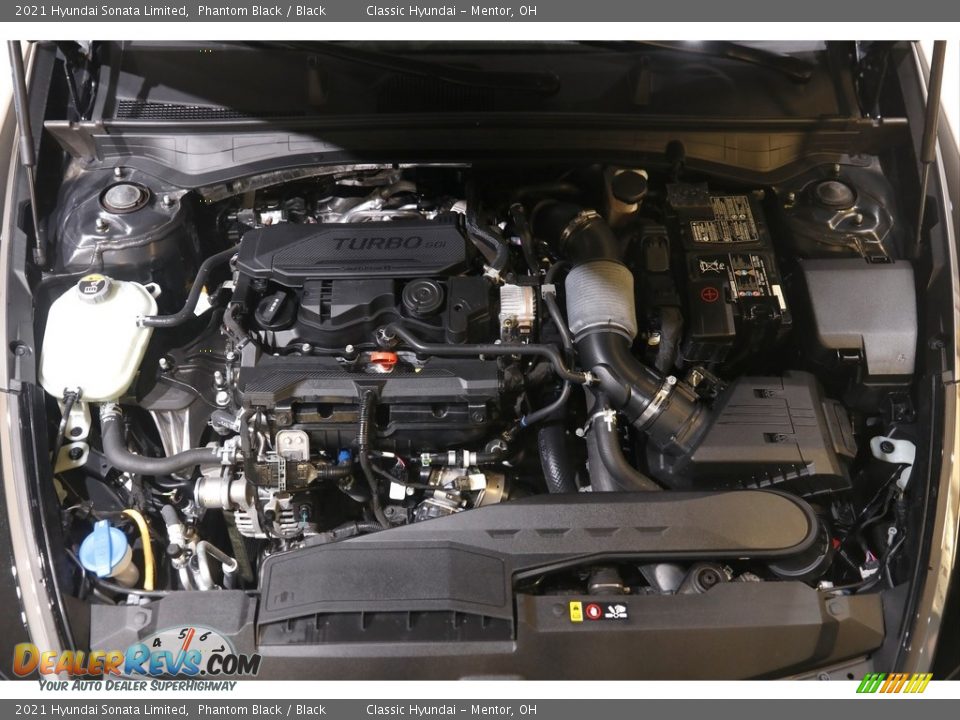 2021 Hyundai Sonata Limited Phantom Black / Black Photo #21