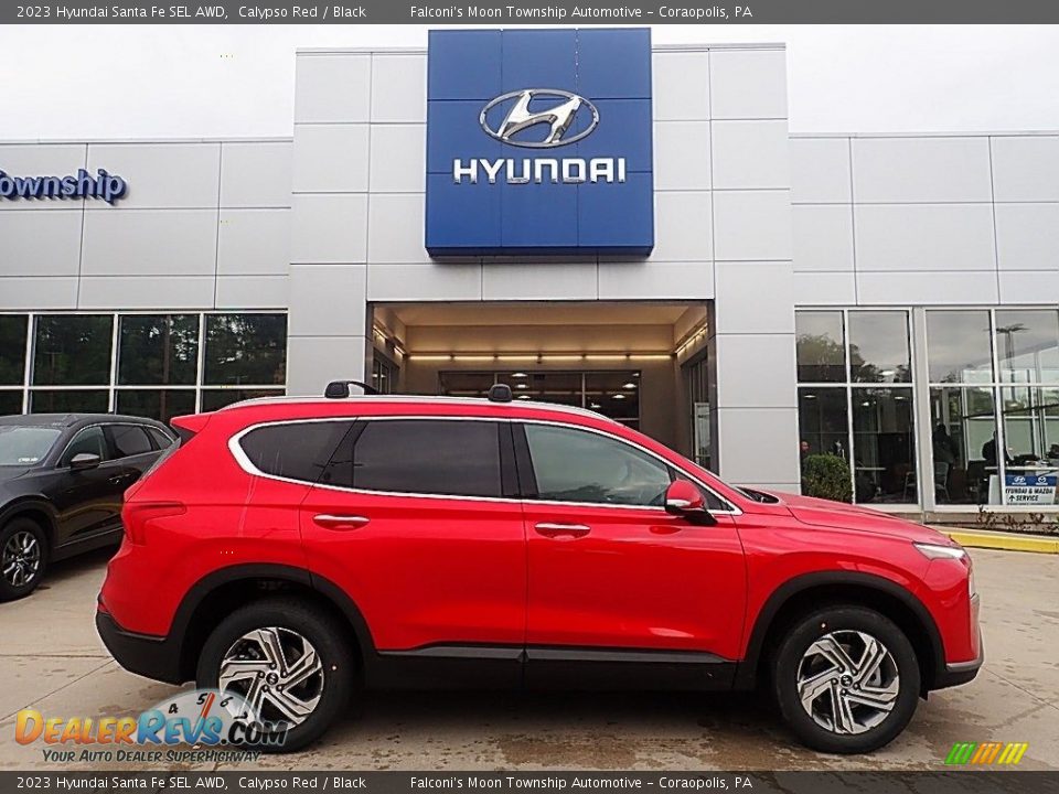 2023 Hyundai Santa Fe SEL AWD Calypso Red / Black Photo #1