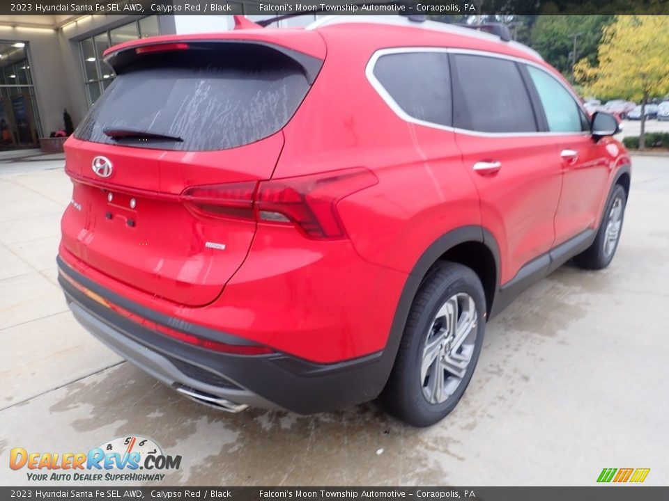 2023 Hyundai Santa Fe SEL AWD Calypso Red / Black Photo #2