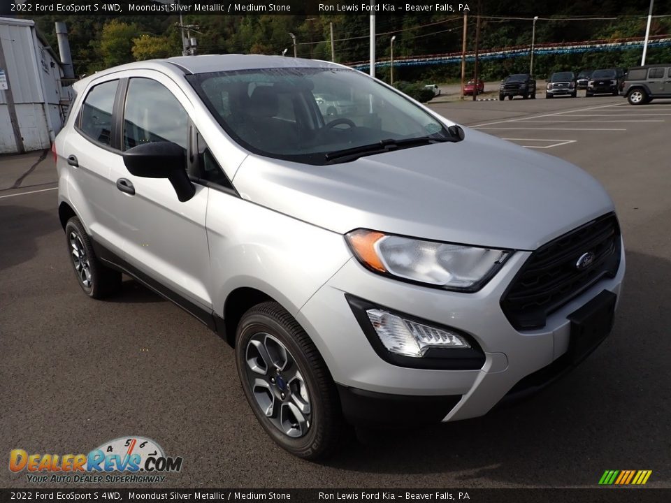 2022 Ford EcoSport S 4WD Moondust Silver Metallic / Medium Stone Photo #2