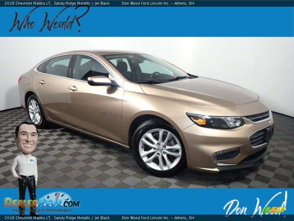 2018 Chevrolet Malibu LT Sandy Ridge Metallic / Jet Black Photo #1