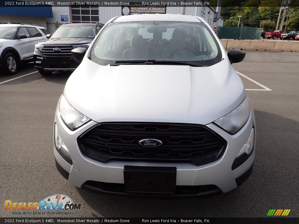 2022 Ford EcoSport S 4WD Moondust Silver Metallic / Medium Stone Photo #3