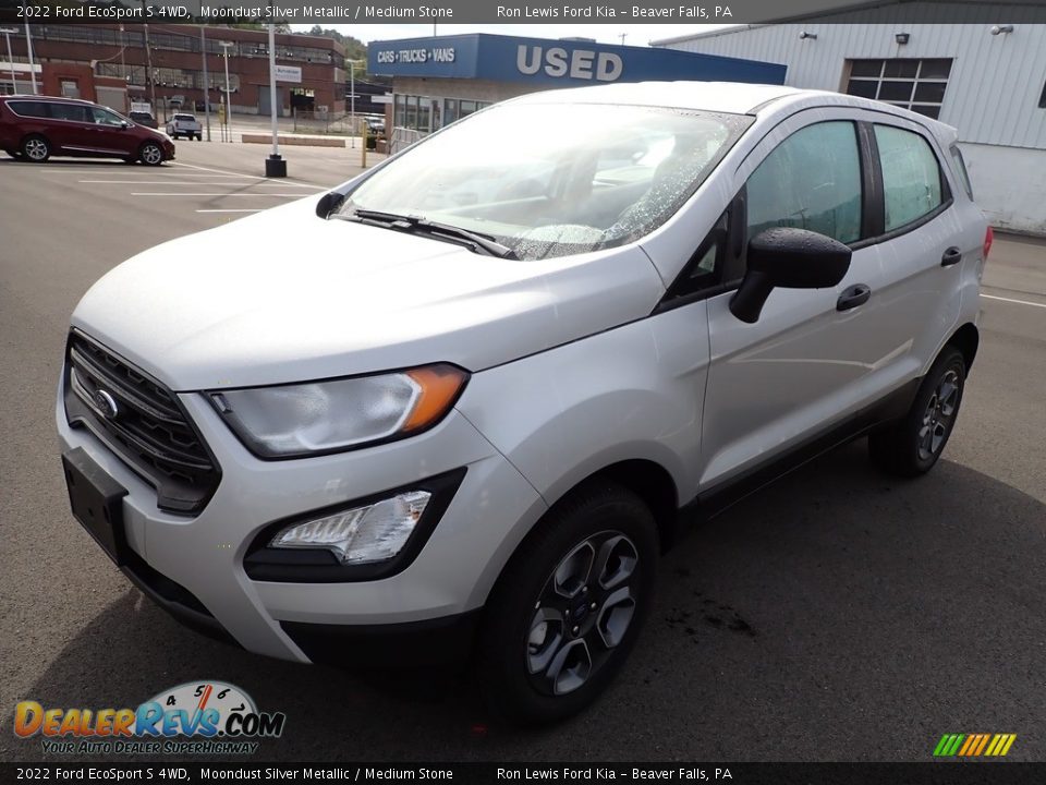 2022 Ford EcoSport S 4WD Moondust Silver Metallic / Medium Stone Photo #4
