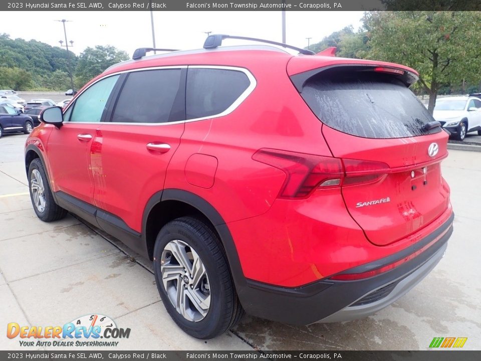 2023 Hyundai Santa Fe SEL AWD Calypso Red / Black Photo #5