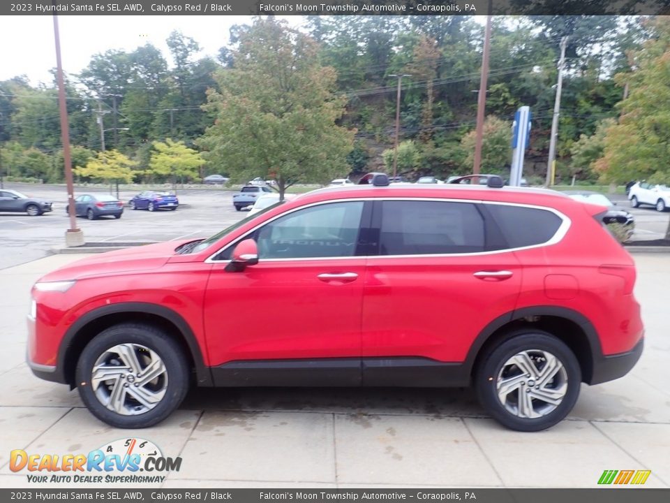 2023 Hyundai Santa Fe SEL AWD Calypso Red / Black Photo #6