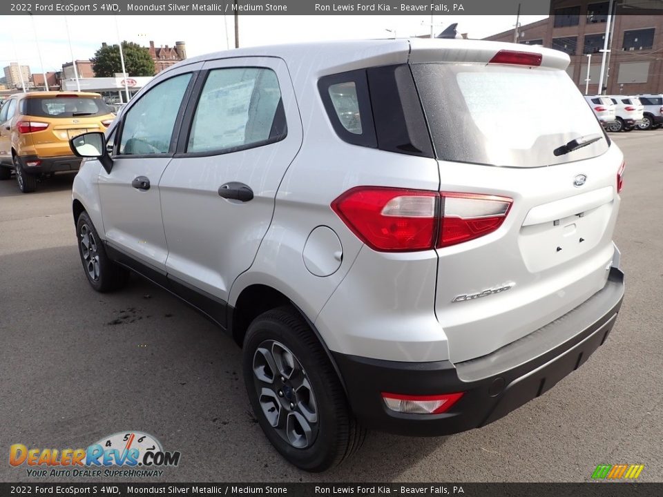 2022 Ford EcoSport S 4WD Moondust Silver Metallic / Medium Stone Photo #6