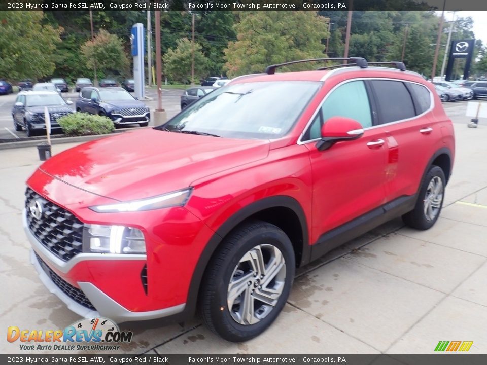 2023 Hyundai Santa Fe SEL AWD Calypso Red / Black Photo #7