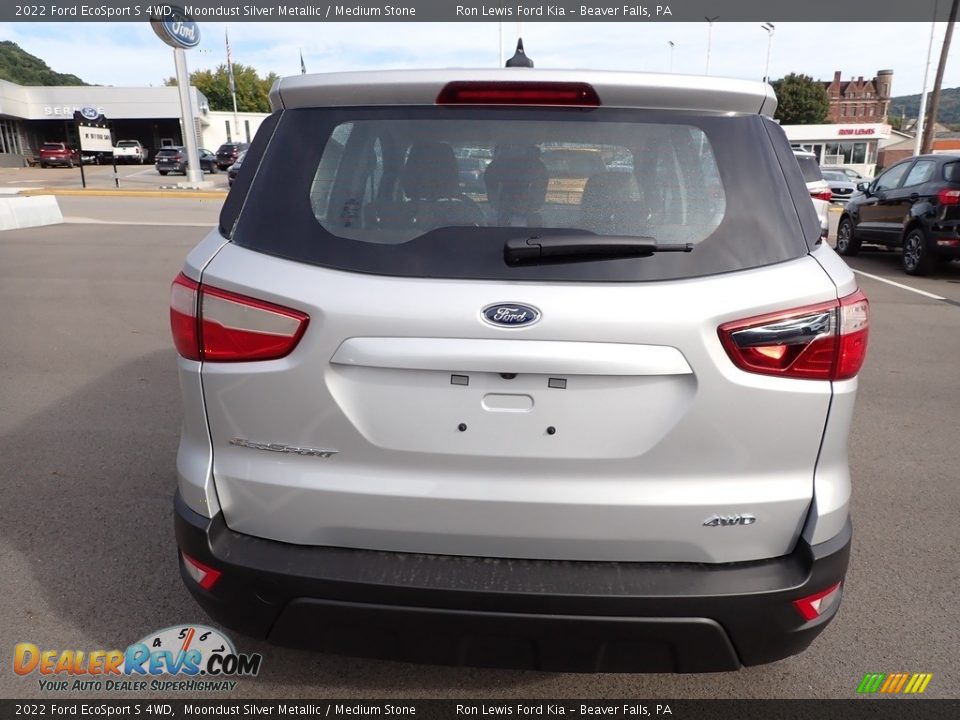 2022 Ford EcoSport S 4WD Moondust Silver Metallic / Medium Stone Photo #7