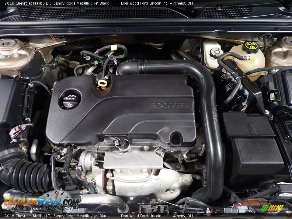 2018 Chevrolet Malibu LT Sandy Ridge Metallic / Jet Black Photo #6