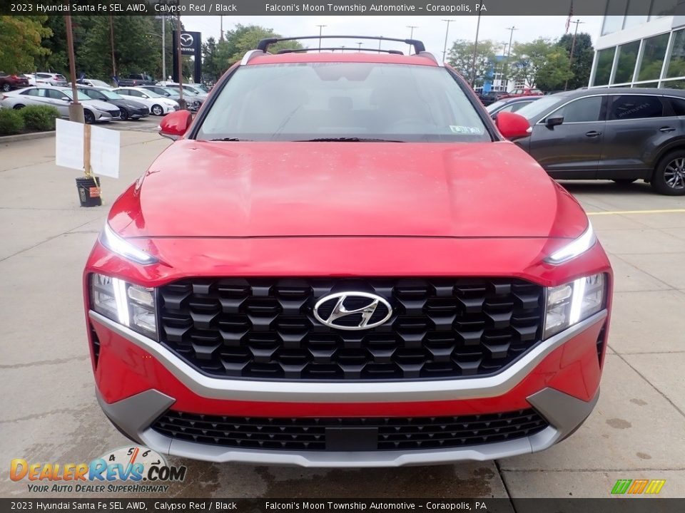 2023 Hyundai Santa Fe SEL AWD Calypso Red / Black Photo #8