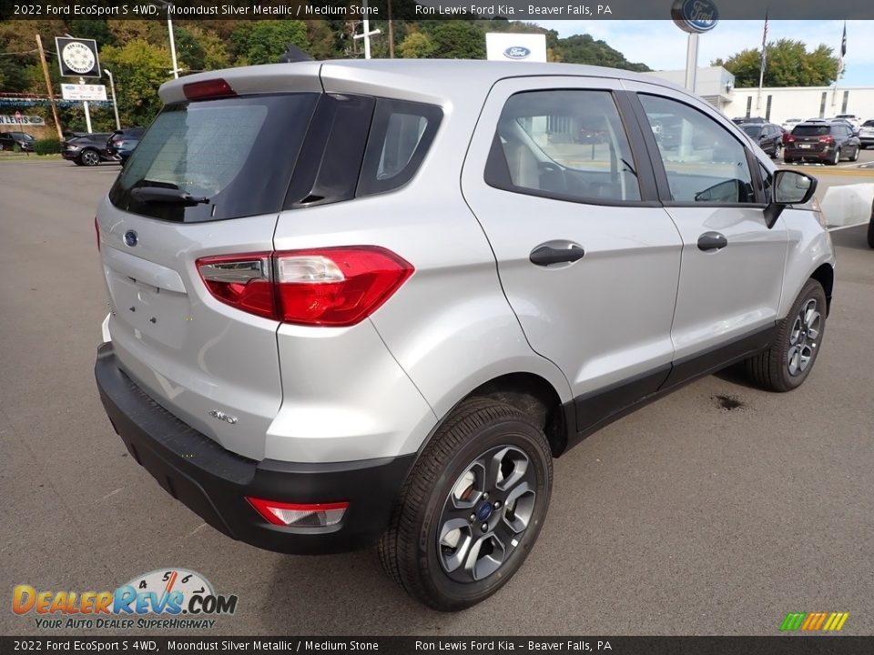 2022 Ford EcoSport S 4WD Moondust Silver Metallic / Medium Stone Photo #8
