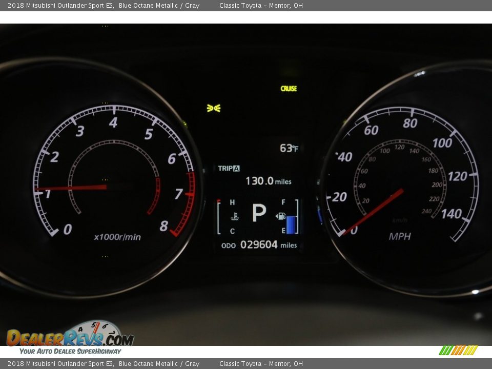 2018 Mitsubishi Outlander Sport ES Gauges Photo #8