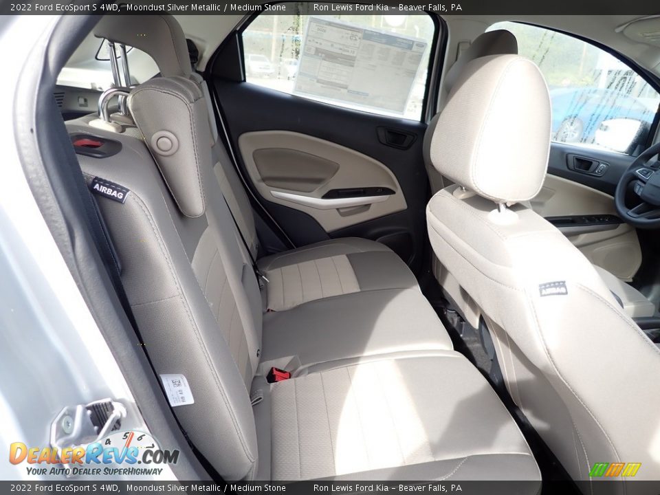 2022 Ford EcoSport S 4WD Moondust Silver Metallic / Medium Stone Photo #10