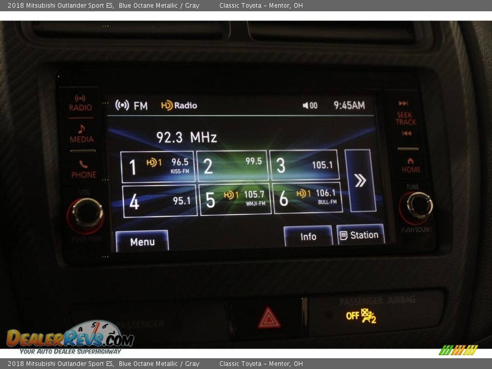 Audio System of 2018 Mitsubishi Outlander Sport ES Photo #10