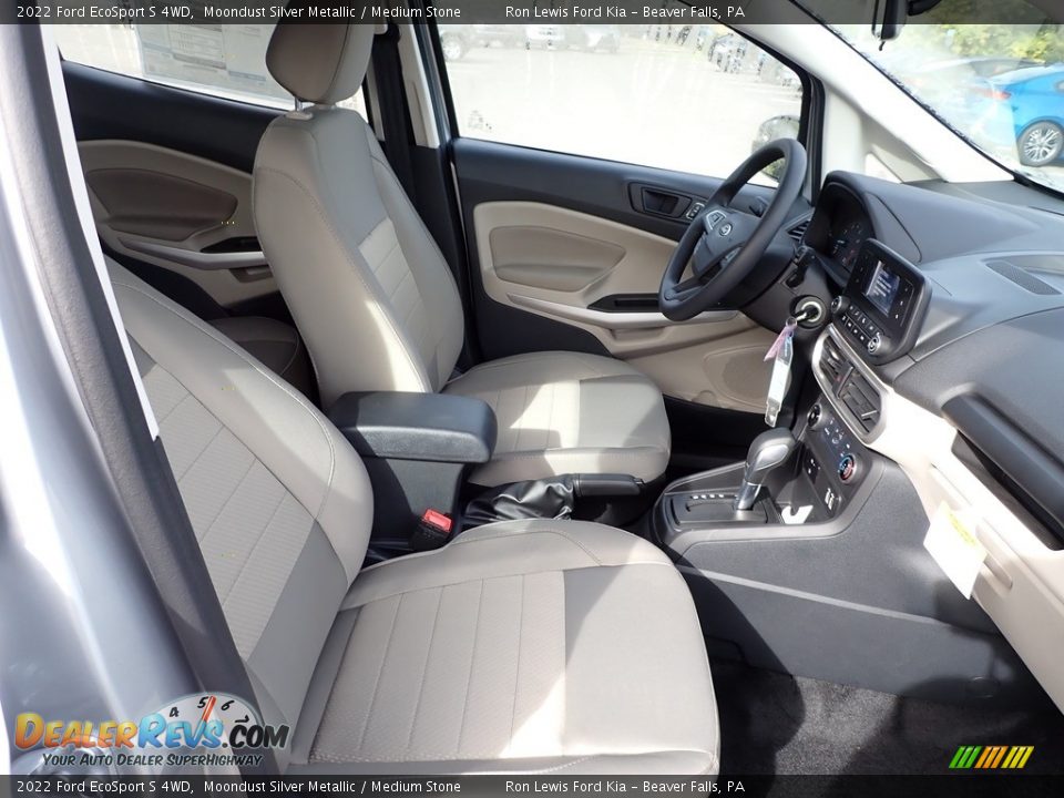 2022 Ford EcoSport S 4WD Moondust Silver Metallic / Medium Stone Photo #11