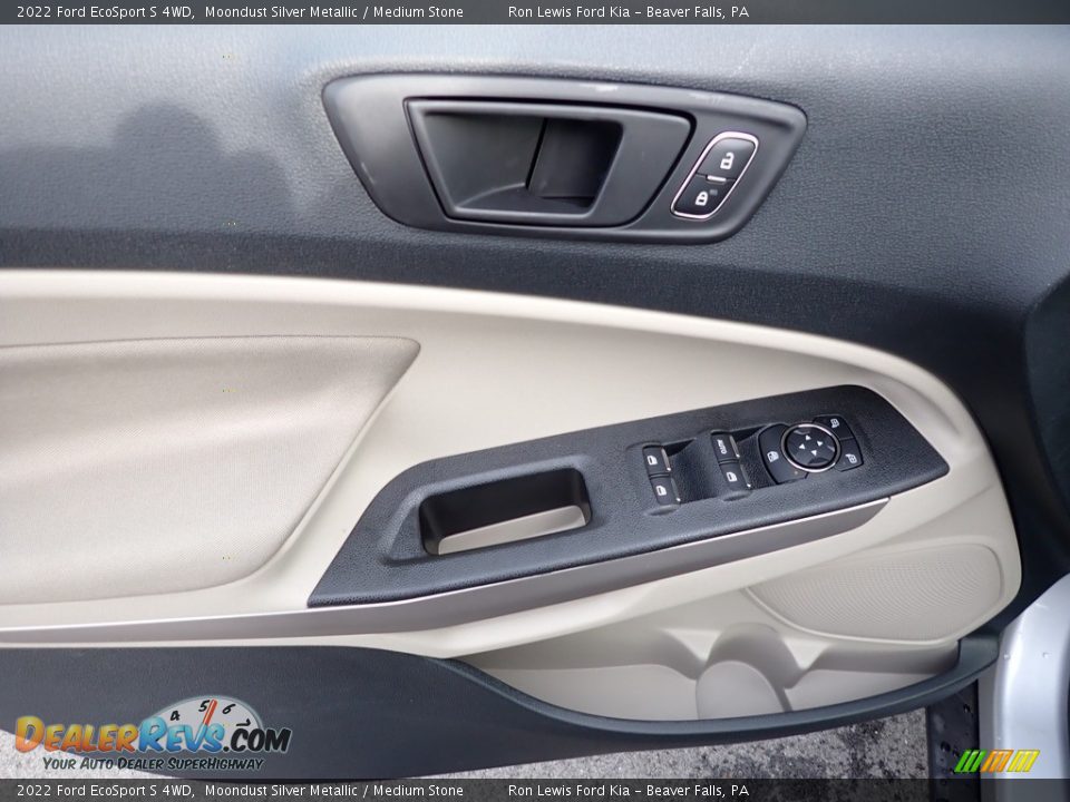 2022 Ford EcoSport S 4WD Moondust Silver Metallic / Medium Stone Photo #15
