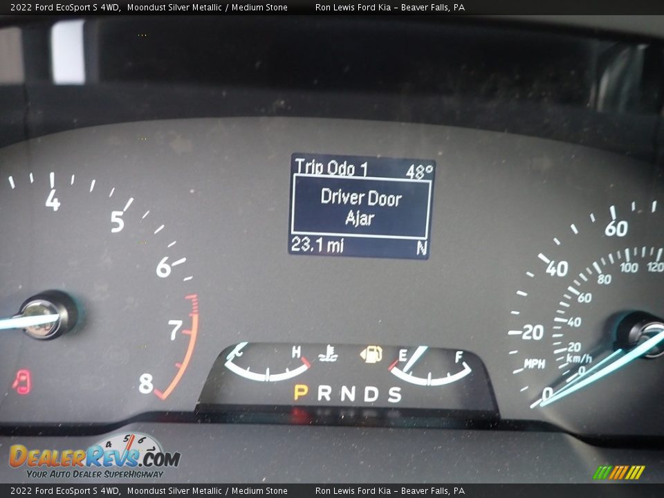 2022 Ford EcoSport S 4WD Moondust Silver Metallic / Medium Stone Photo #16