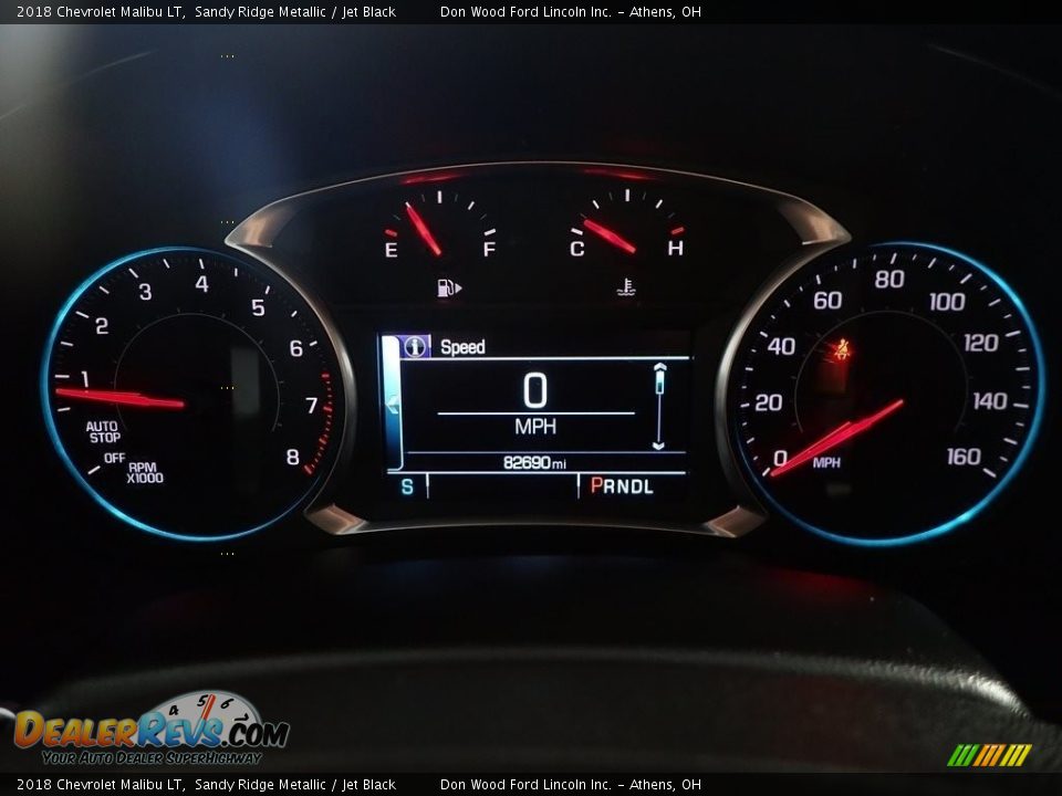 2018 Chevrolet Malibu LT Sandy Ridge Metallic / Jet Black Photo #24