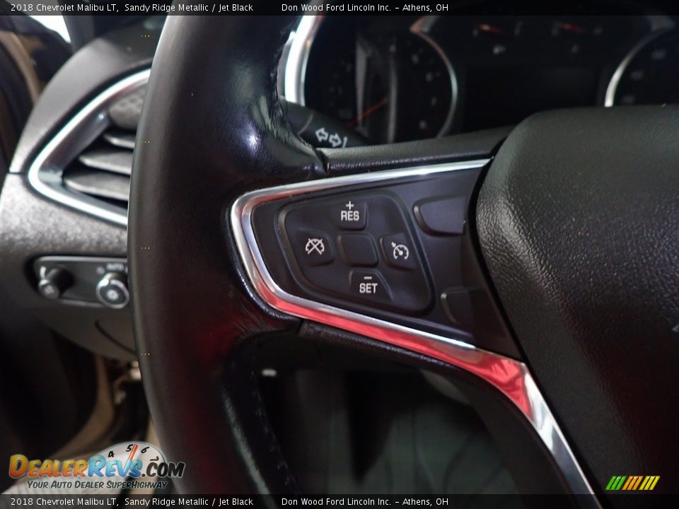 2018 Chevrolet Malibu LT Sandy Ridge Metallic / Jet Black Photo #25