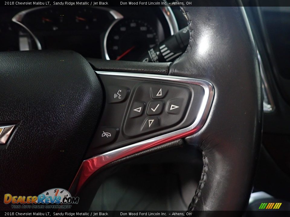2018 Chevrolet Malibu LT Sandy Ridge Metallic / Jet Black Photo #26