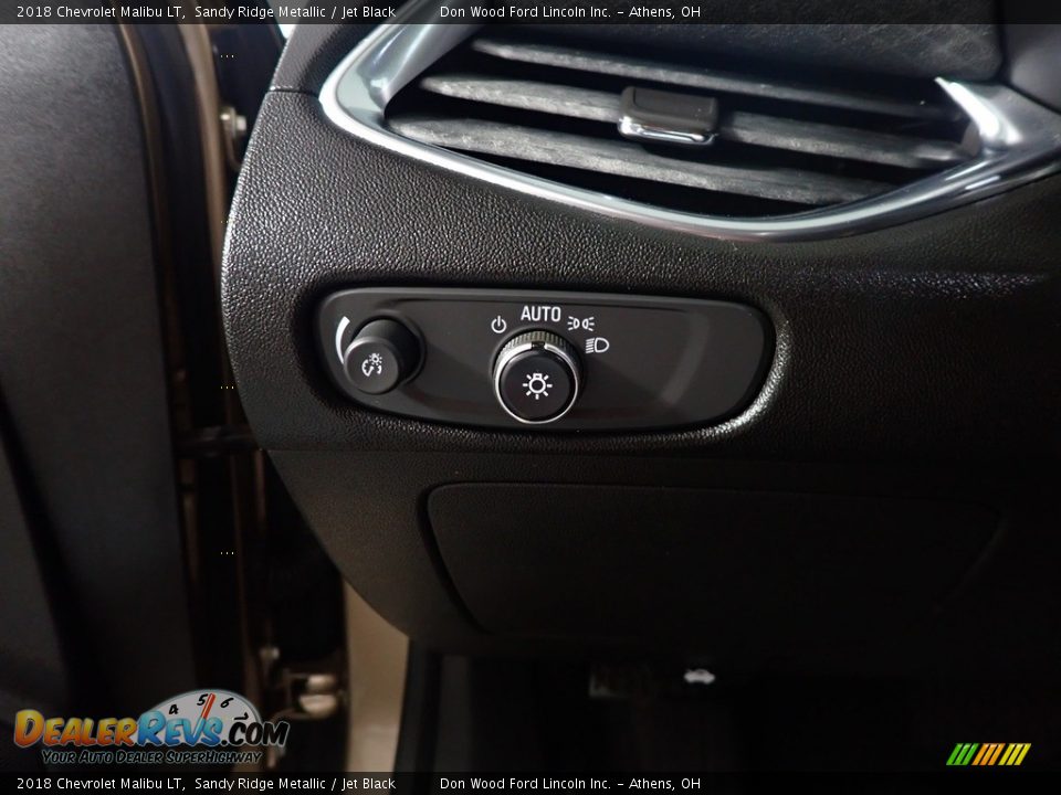 2018 Chevrolet Malibu LT Sandy Ridge Metallic / Jet Black Photo #27