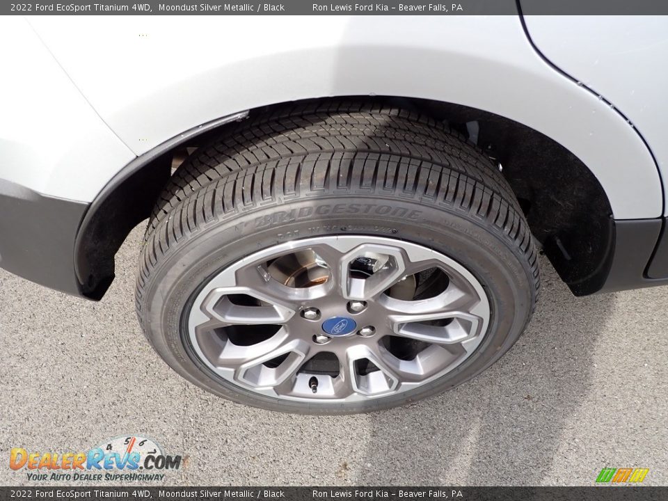 2022 Ford EcoSport Titanium 4WD Moondust Silver Metallic / Black Photo #9