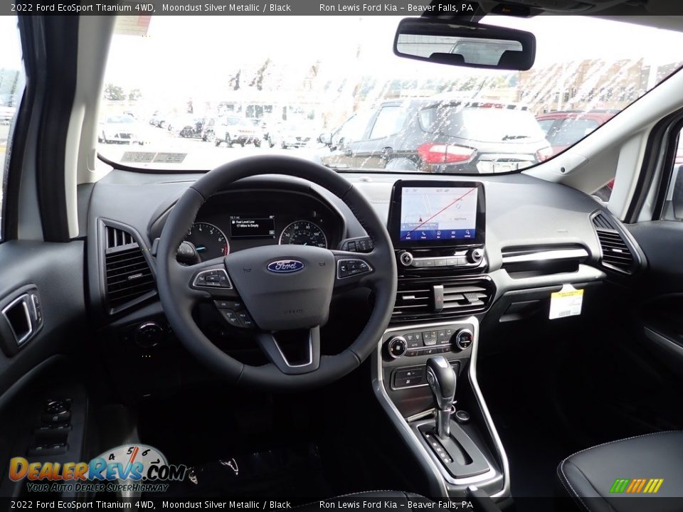 2022 Ford EcoSport Titanium 4WD Moondust Silver Metallic / Black Photo #13