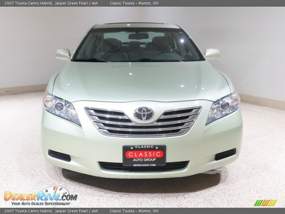 2007 Toyota Camry Hybrid Jasper Green Pearl / Ash Photo #2