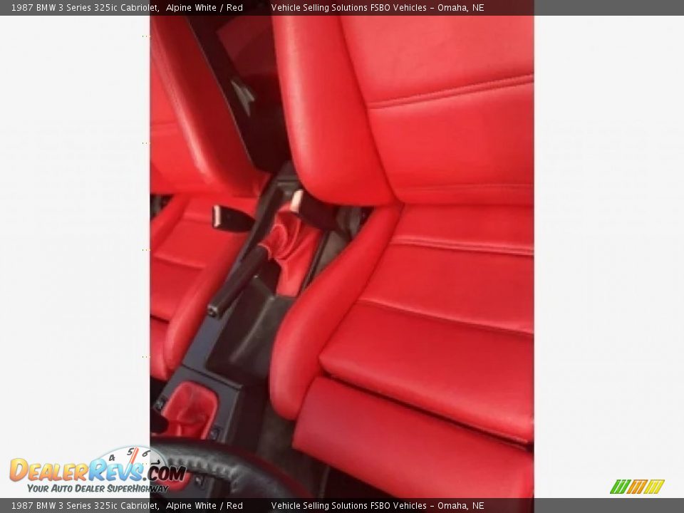 Front Seat of 1987 BMW 3 Series 325ic Cabriolet Photo #8
