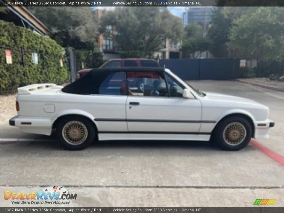 Alpine White 1987 BMW 3 Series 325ic Cabriolet Photo #10