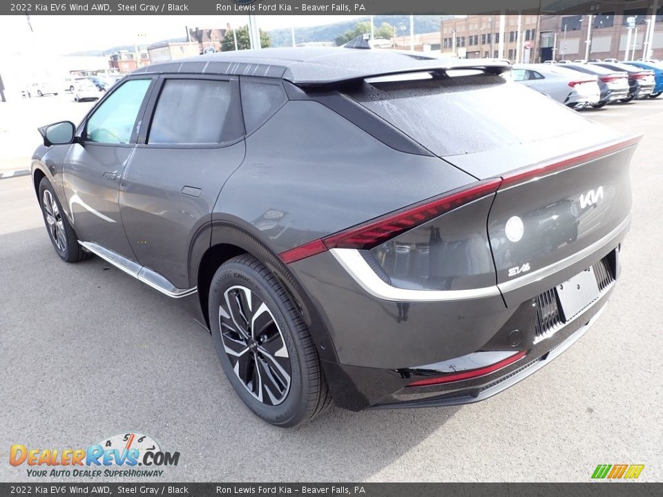 2022 Kia EV6 Wind AWD Steel Gray / Black Photo #6