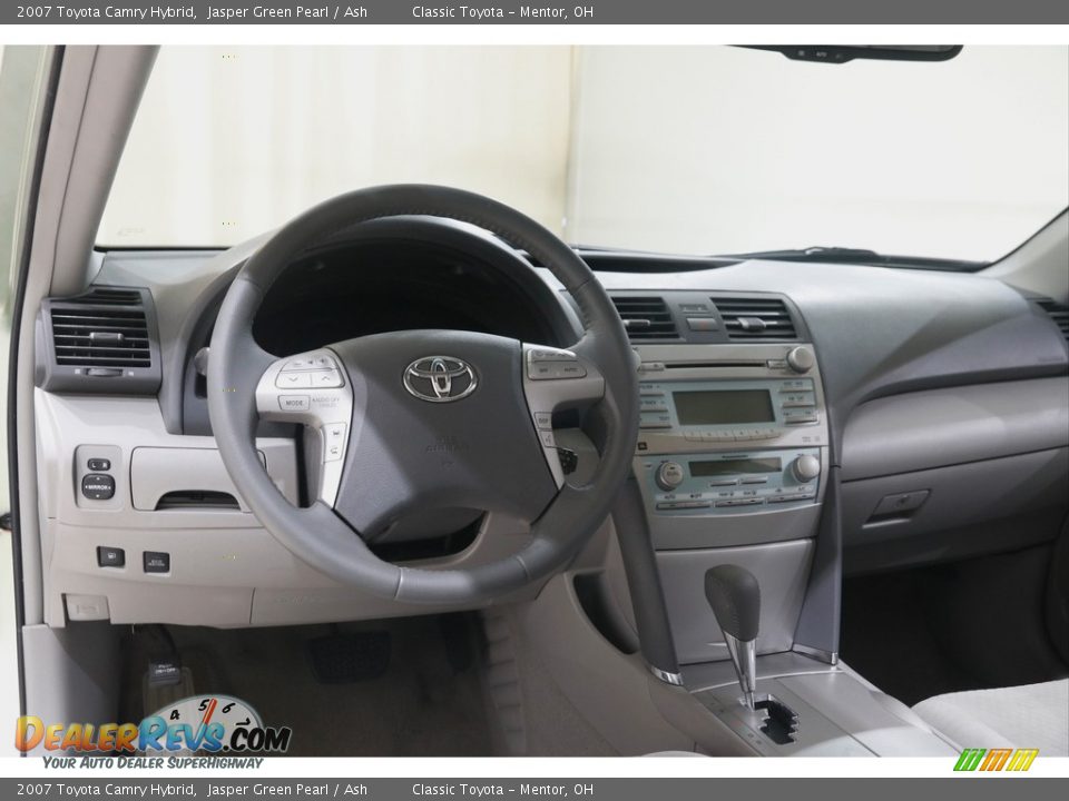 2007 Toyota Camry Hybrid Jasper Green Pearl / Ash Photo #6