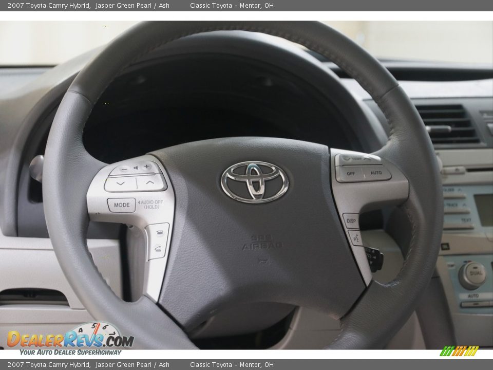 2007 Toyota Camry Hybrid Jasper Green Pearl / Ash Photo #7