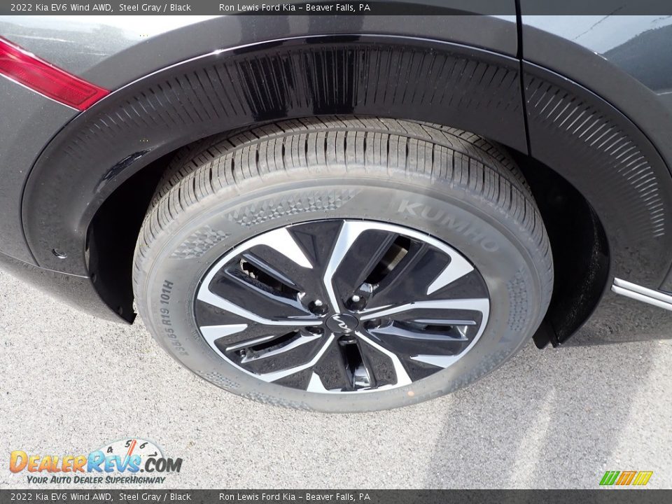 2022 Kia EV6 Wind AWD Steel Gray / Black Photo #9