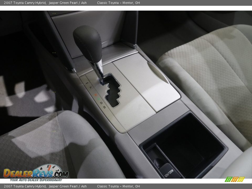 2007 Toyota Camry Hybrid Jasper Green Pearl / Ash Photo #11