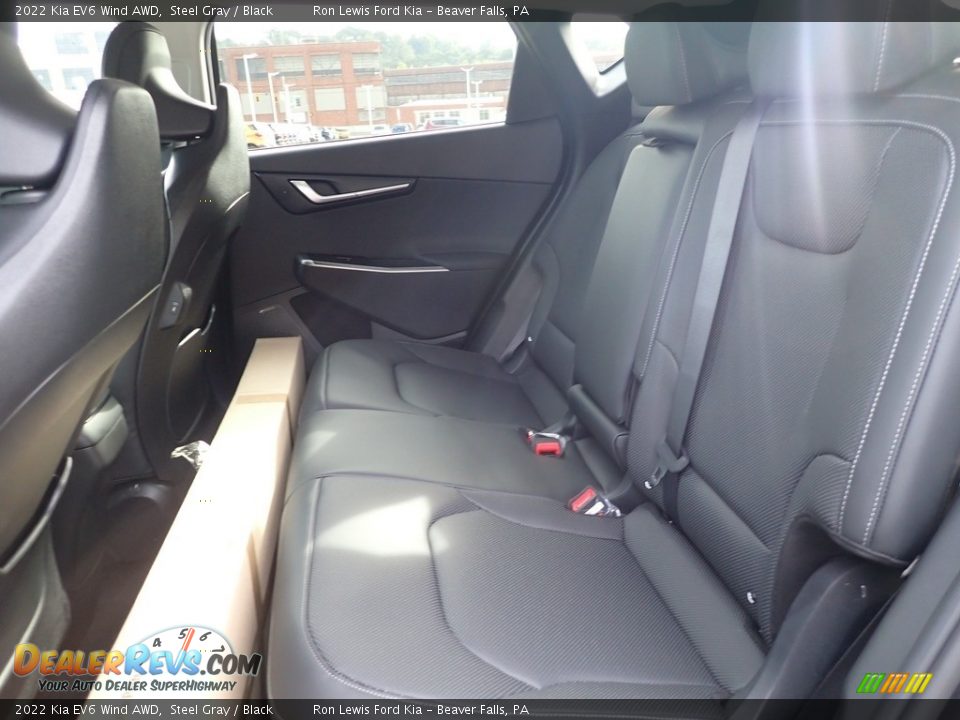 2022 Kia EV6 Wind AWD Steel Gray / Black Photo #12