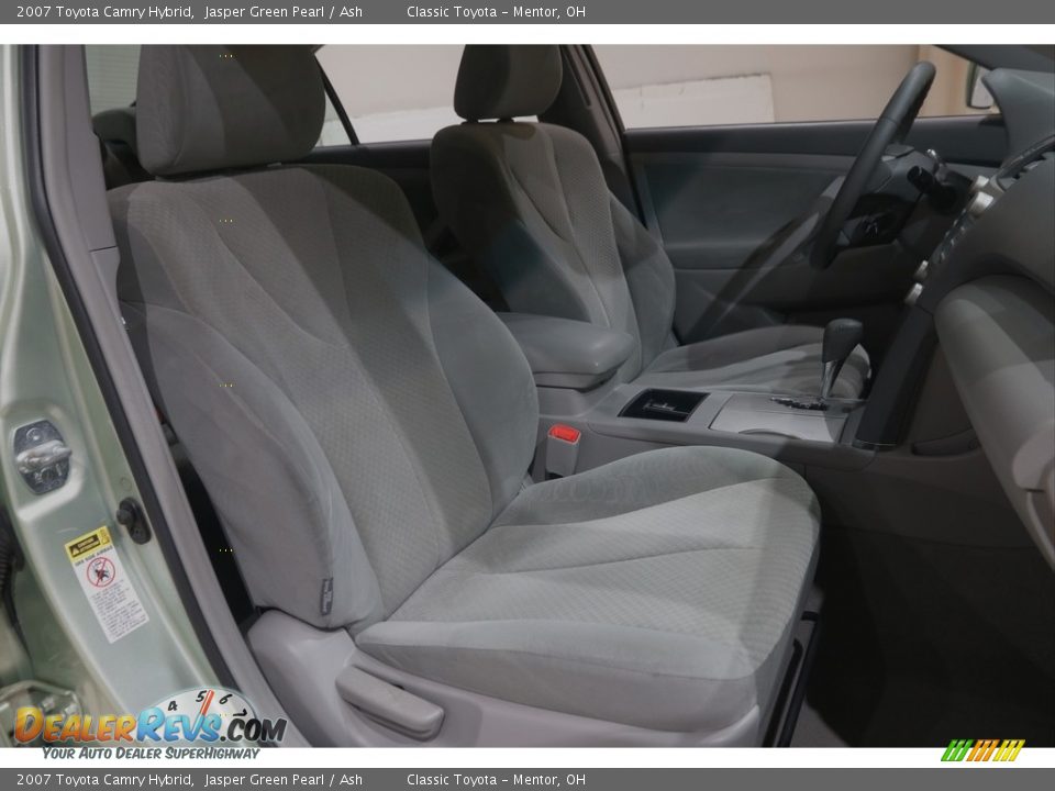 2007 Toyota Camry Hybrid Jasper Green Pearl / Ash Photo #13