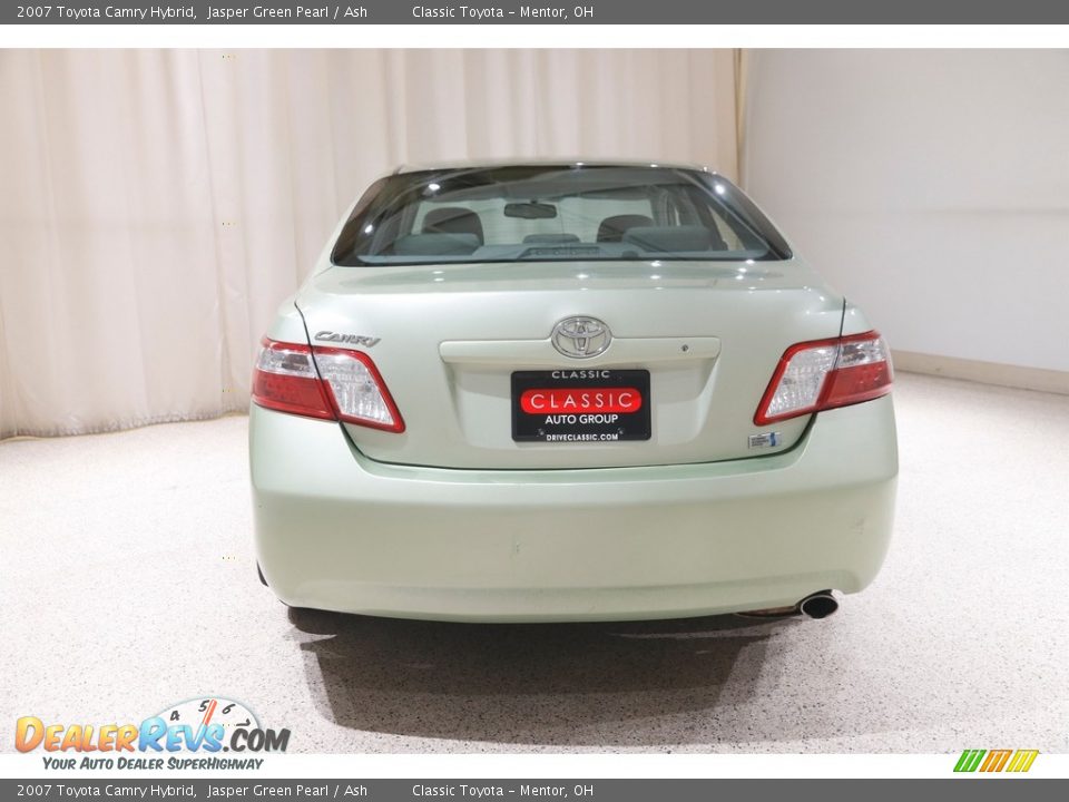 2007 Toyota Camry Hybrid Jasper Green Pearl / Ash Photo #16