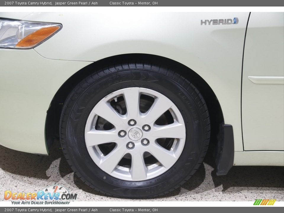 2007 Toyota Camry Hybrid Jasper Green Pearl / Ash Photo #18